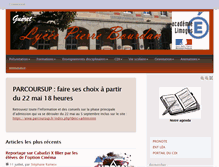 Tablet Screenshot of lyc-pierre-bourdan.ac-limoges.fr