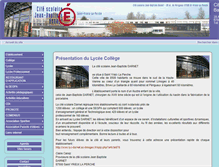 Tablet Screenshot of lyc-darnet.ac-limoges.fr