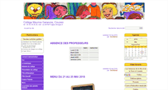 Desktop Screenshot of clg-couzeix.ac-limoges.fr