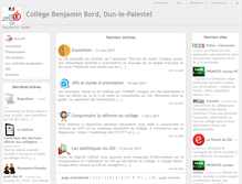Tablet Screenshot of clg-dun-le-palestel.ac-limoges.fr