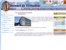 Tablet Screenshot of lyc-ventadour.ac-limoges.fr