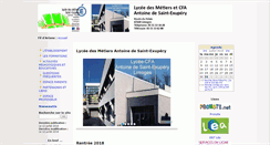 Desktop Screenshot of lyc-st-exupery-limoges.ac-limoges.fr